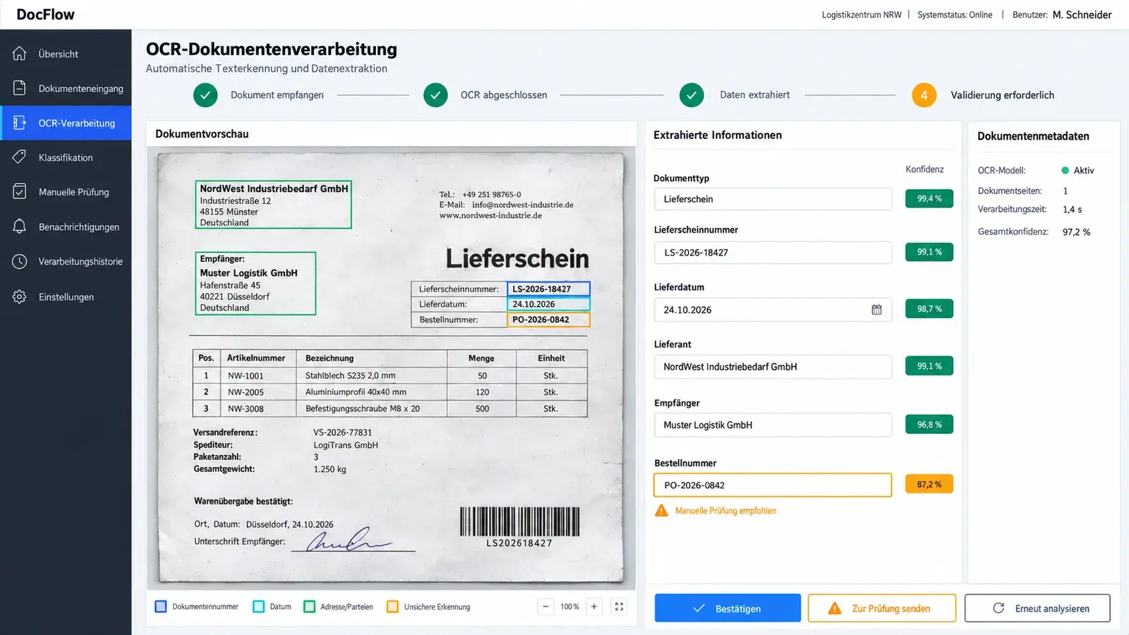 Elaborazione documenti OCR & allarmi – immagine 2