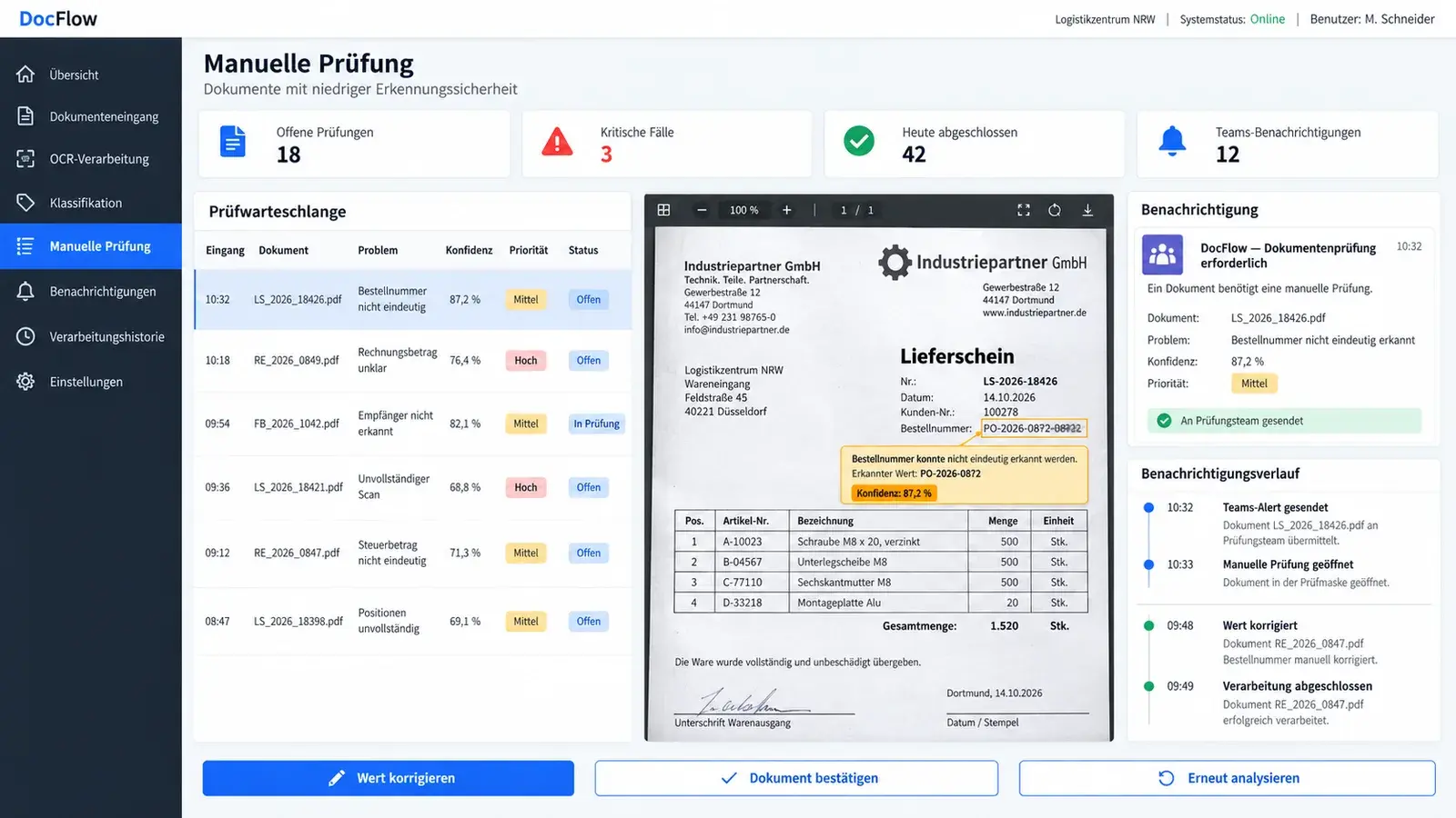 Elaborazione documenti OCR & allarmi – immagine 3